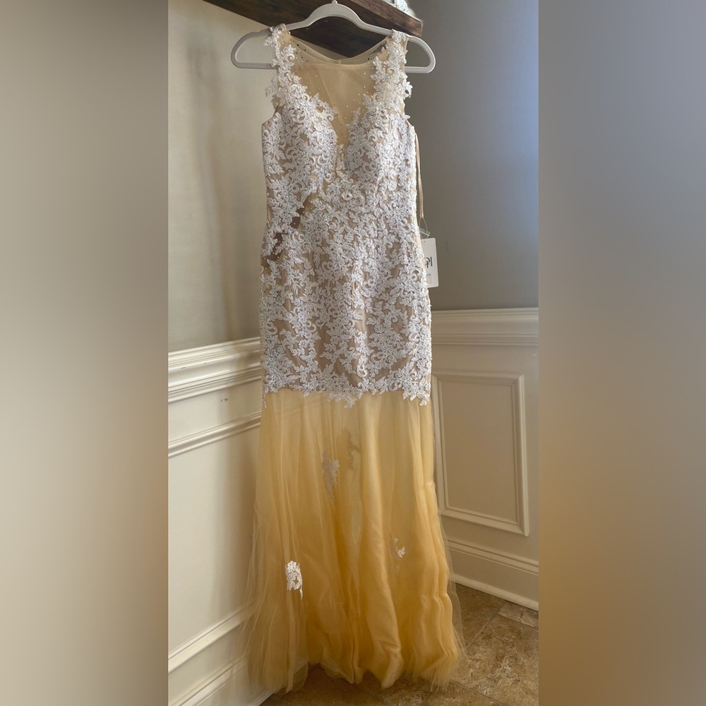 Elegant Cream Dress by DFI